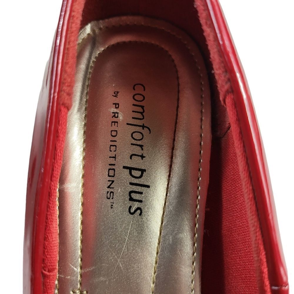 Prediction Comfort Plus Red Pointed Toe Pump Size… - image 5